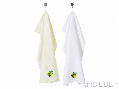 Asciugapiatti ricamati (Cucina)