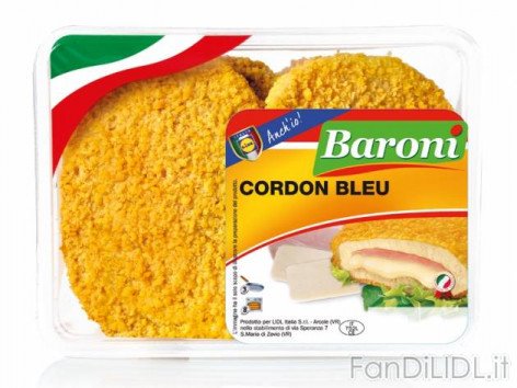 Cordon bleu di tacchino (Articoli alimentari)