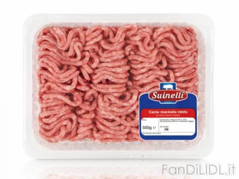 Macinato misto di (Articoli alimentari)