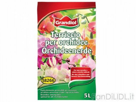 Terriccio per orchidee, (Fiori)