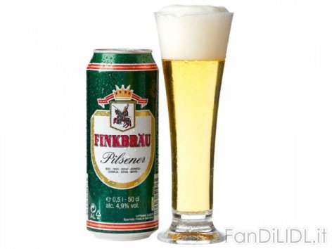 Birra in lattina Finkbrau (Articoli alimentari)