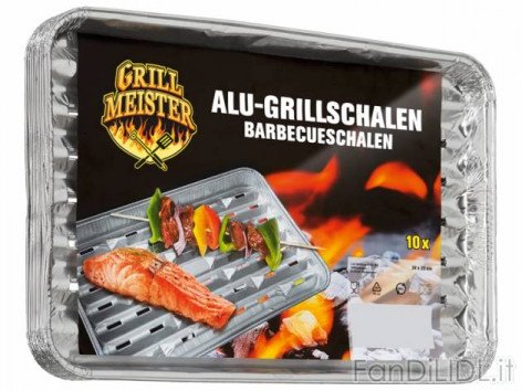 Vassoi in alluminio (Articoli alimentari)