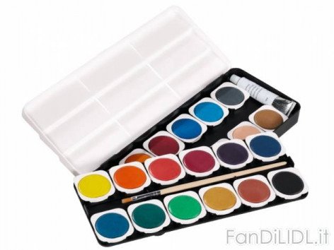 Acquerelli, 24 pezzi (Per bambini)