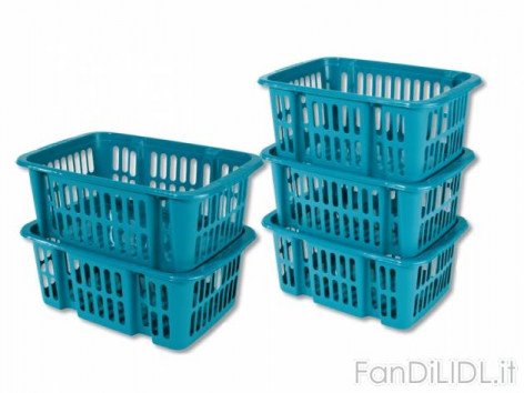 Set cesti impilabili (Pulizia della casa, sistemazione)
