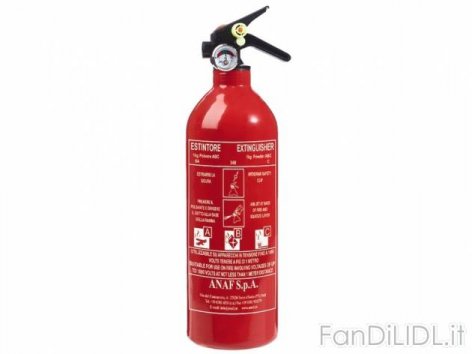 Estintore con manometro (Per auto)