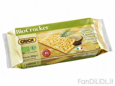 Crackers biologici (Articoli alimentari)