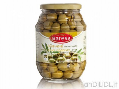 Olive verdi denocciolate (Articoli alimentari)