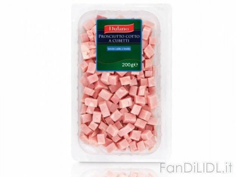 Prosciutto a cubetti (Articoli alimentari)