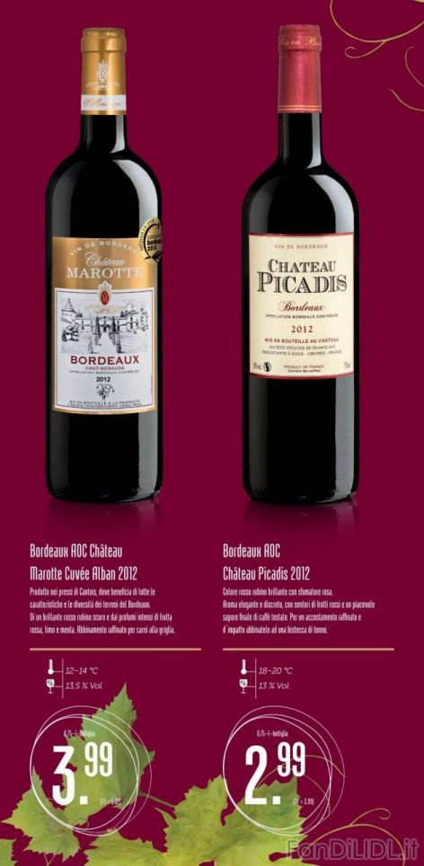 Gazetka Lidl strona 10 (Alcoolici)