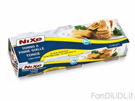 Tonno pinne gialle (Articoli alimentari)