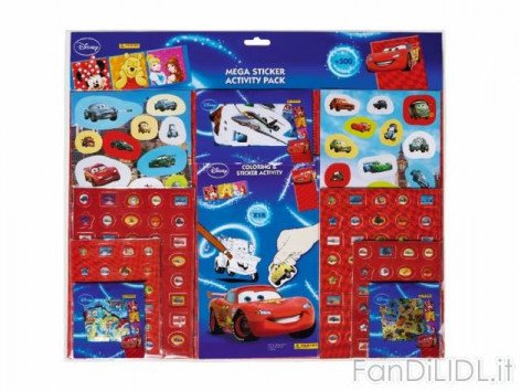 Set adesivi Cars mega sticker (Per bambini)