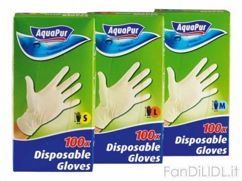 Guanti nitril monouso (Pulizia della casa, sistemazione)