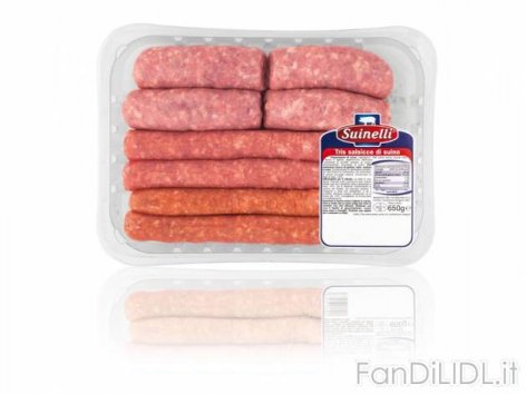 Tris di salsicce (Articoli alimentari)