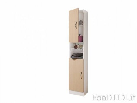 Mobile con 2 ripiani (Bagno, accessori, interno)