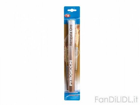Bengala Argento Pyrogiochi (Fuochi d'artificio, Capodanno, carnevale)
