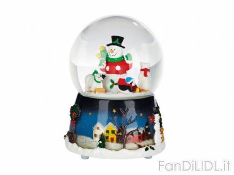 Palla di vetro con (Feste, regali, Babbo di Natale)