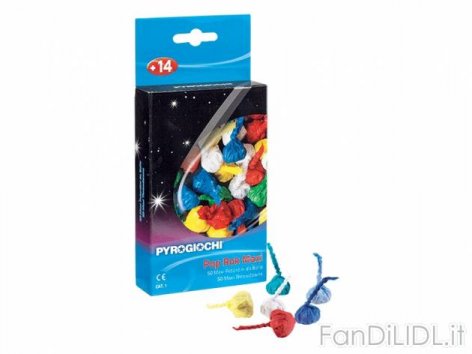 Petardini da ballo Pop rok maxi (Fuochi d'artificio, Capodanno, carnevale)