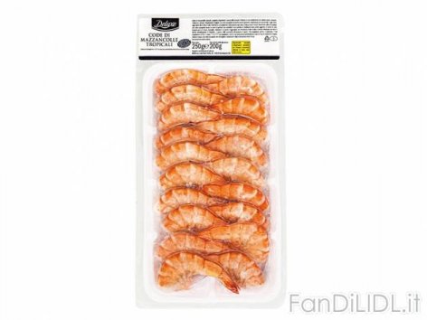 Code di mazzancolle (Articoli alimentari)