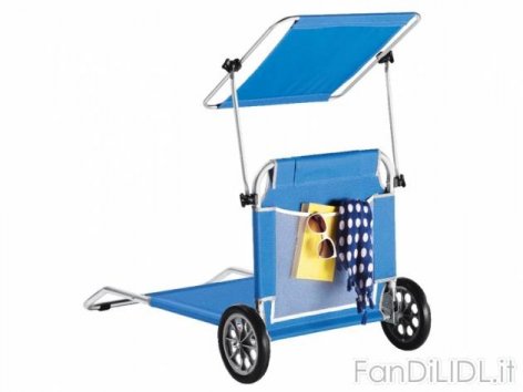 Sdraio-trolley spiaggia (Sport e ricreazione)