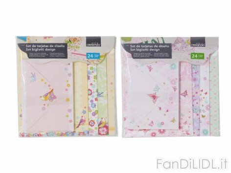 Adesivi, set biglietti, (Giardino)