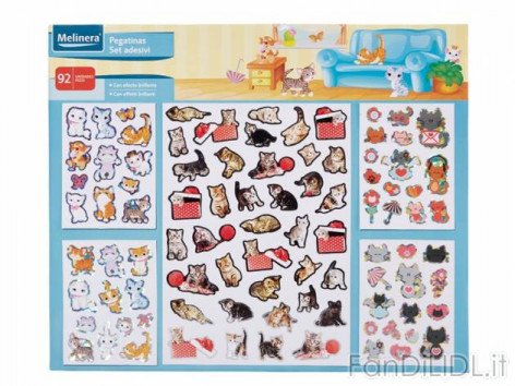 Adesivi per bambini (Articoli per ufficio, cartacei, industriali)