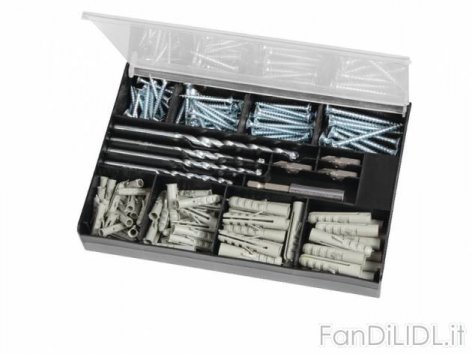 Box tasselli con (Officina, attrezzi, Lidl tecnico)