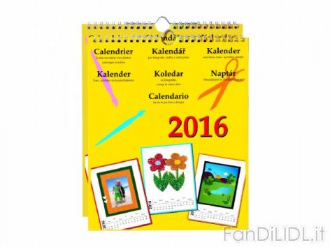 Calendario fai da (Articoli per ufficio, cartacei, industriali)