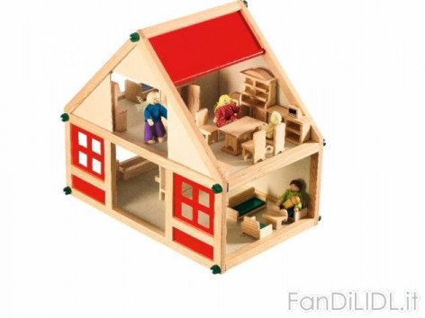 Set casetta in legno (Per bambini)