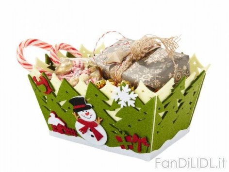 Cestino o sacchetto (Feste, regali, Babbo di Natale)