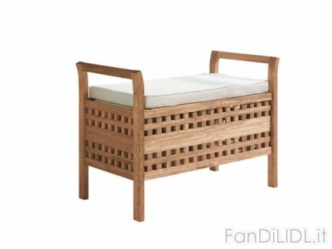 Cassapanca con cuscino (Bagno, accessori, interno)