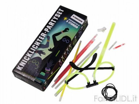 Set luci chimiche (Fuochi d'artificio, Capodanno, carnevale)