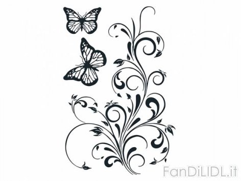 Set adesivi da parete (Bagno, accessori, interno)