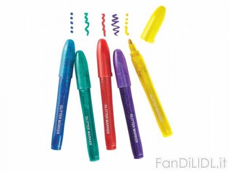 Penne glitter (Articoli per ufficio, cartacei, industriali)