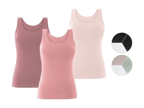 Canotta da donna, 3 pezzi