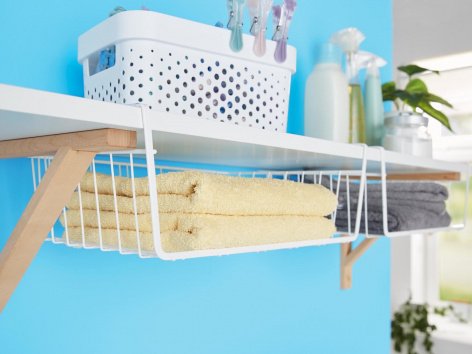 Cestello per armadio, 2 pezzi o divisori per scaffali, 2 pezzi