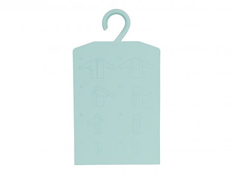 Sacchetto per mollette, piegatore per indumenti o supporto per ferro da stiro