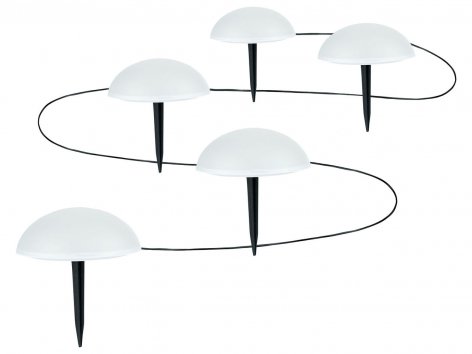 Lampade da pavimento ad energia solare, 5 pezzi