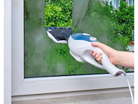 Scopa a vapore e pulitore manuale 2 in 1