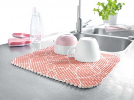 Tappetino coprilavatrice o tappetini per lavello, 2 pezzi
