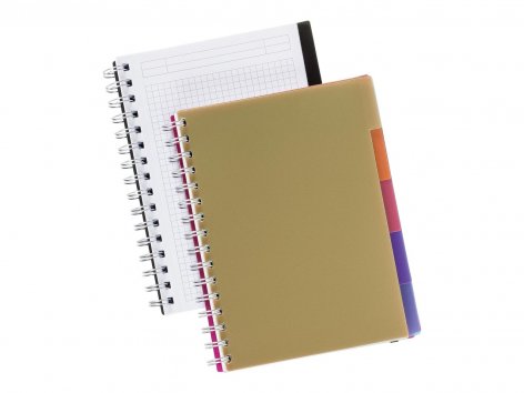 Blocco a spirale con divisori