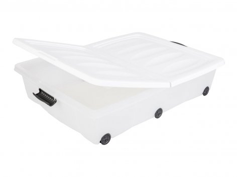 Contenitore sottoletto con rotelle, 52 L