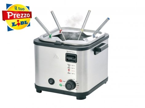 Mini friggitrice 2 in 1