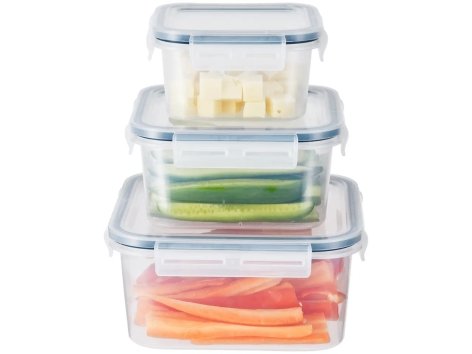 Set contenitori salvafreschezza, 3 pezzi