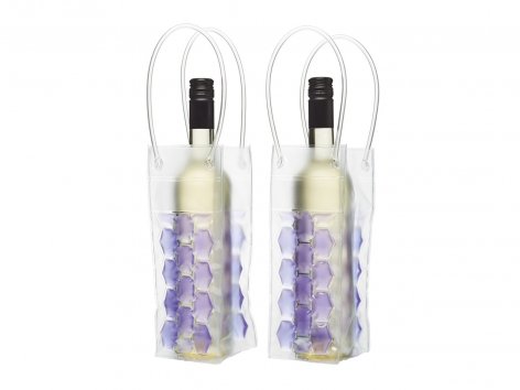 Borsa portabottiglie refrigerante o accumulatore di freddo flessibile