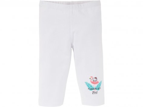Leggings capri da bambina, 2 pezzi
