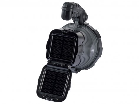 Lampada da lavoro con pannello solare