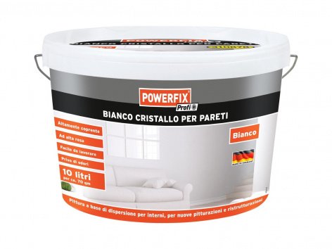 Pittura bianco cristallo per pareti