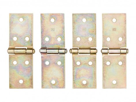 Set cerniere, 2 o 4 pezzi o chiavistello, 1 o 2 pezzi