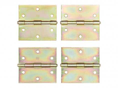 Set cerniere, 2 o 4 pezzi o chiavistello, 1 o 2 pezzi