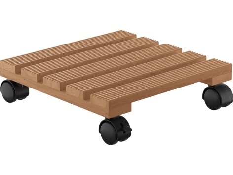 Portavaso con rotelle